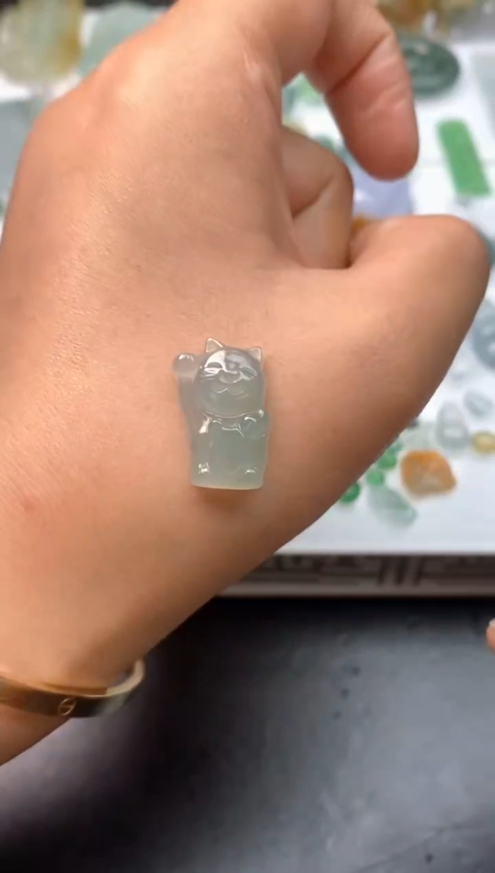 定制翡翠未镶嵌翡翠毛货发货发一个