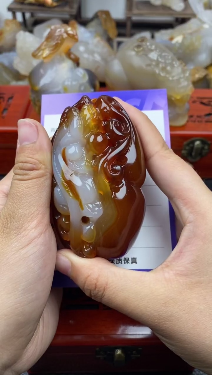 【闪购商品】玛瑙/玉髓手把未镶嵌00