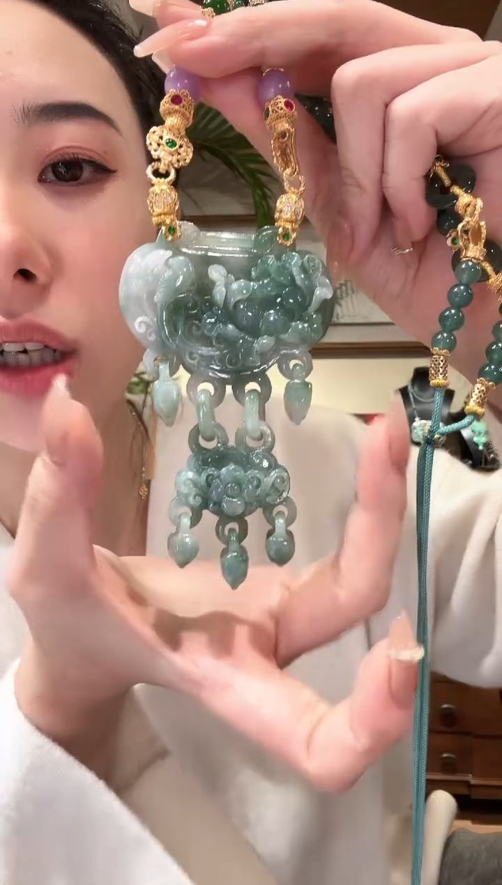 【闪购商品】翡翠颈饰未镶嵌国风