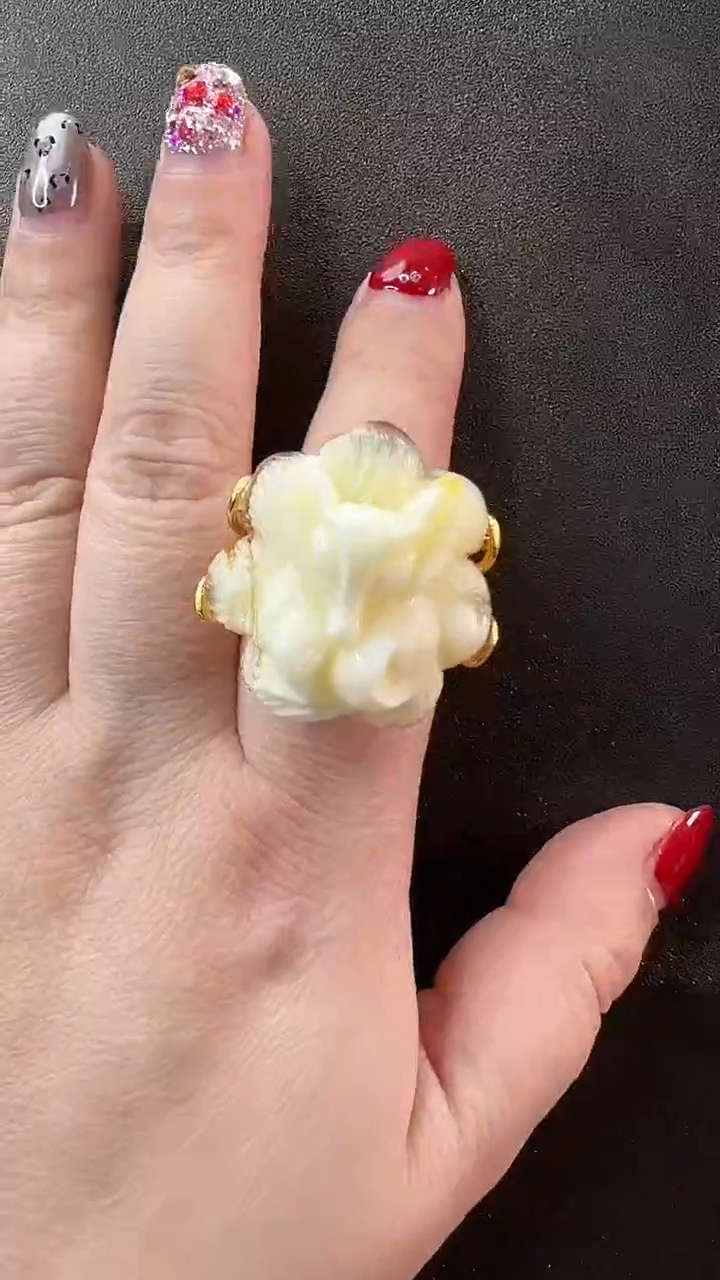 【闪购商品】琥珀戒指未镶嵌戒指