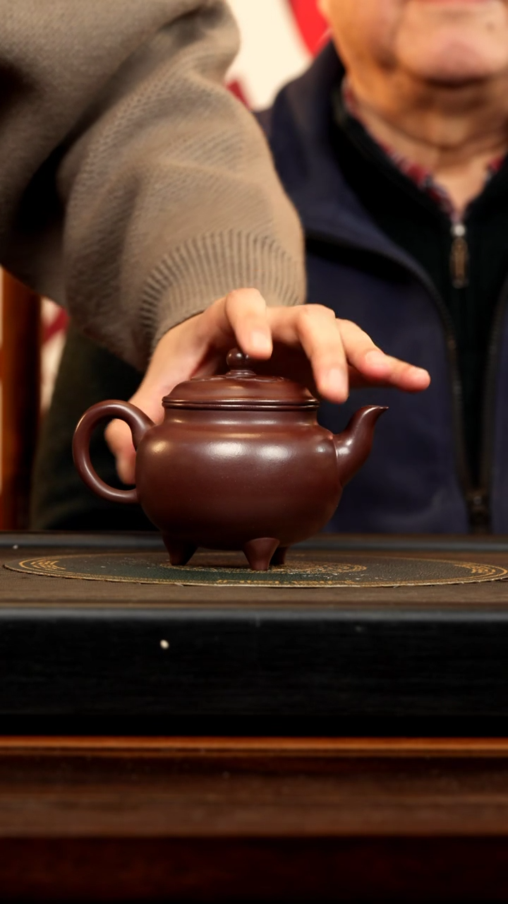 【闪购商品】紫砂茶壶SSH 紫泥 大彬如意 