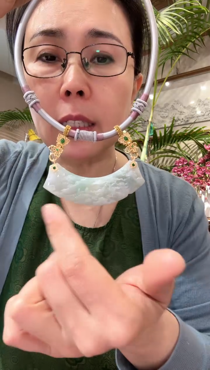 【闪购商品】翡翠颈饰未镶嵌国风