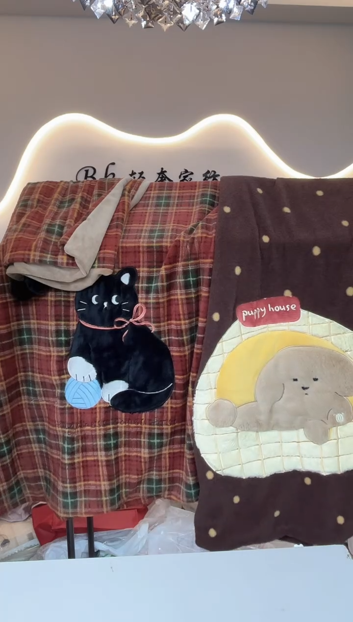棉全棉婴儿绒四件套   