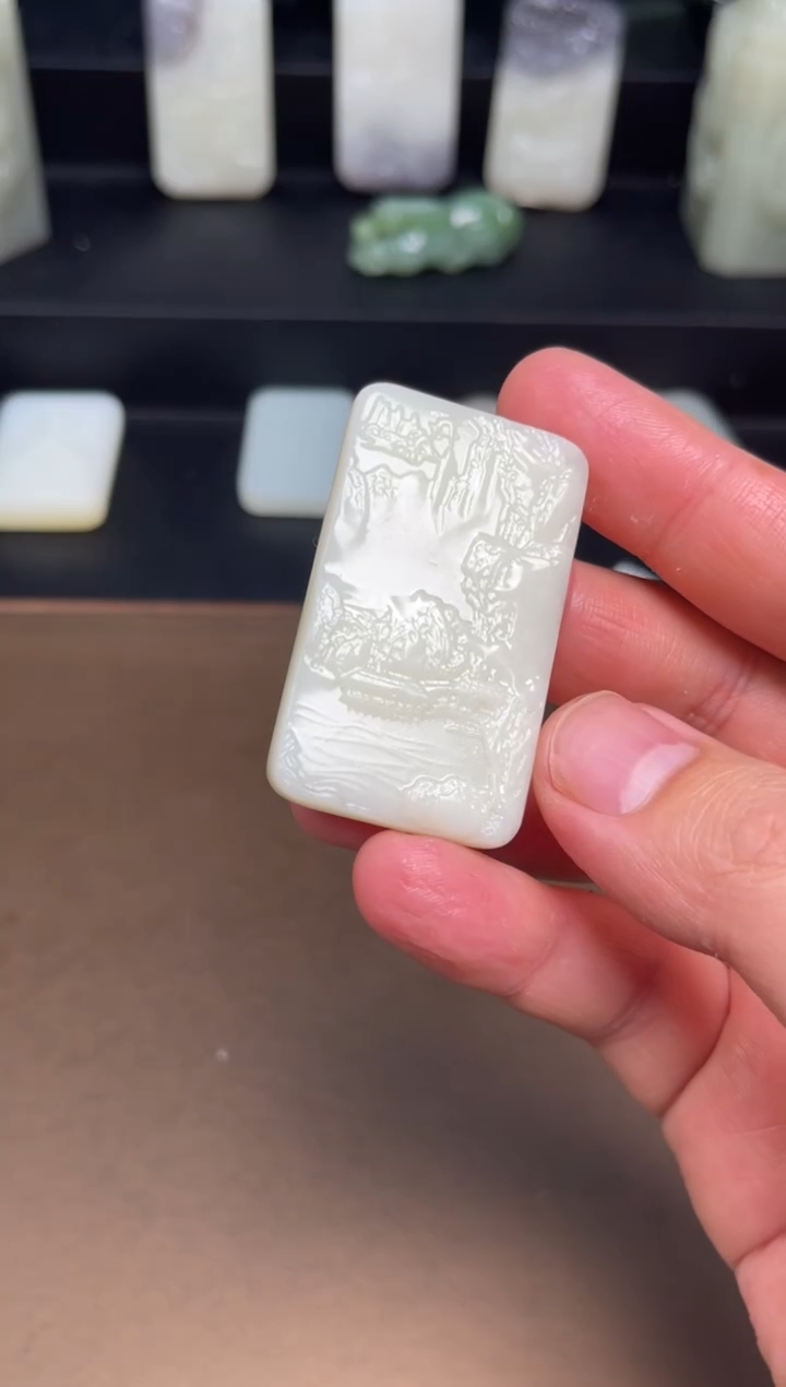 【闪购商品】和田玉颈饰未镶嵌63 小裂