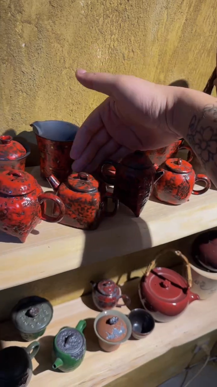 陶器由心造老岩泥优选茶器         四个壶