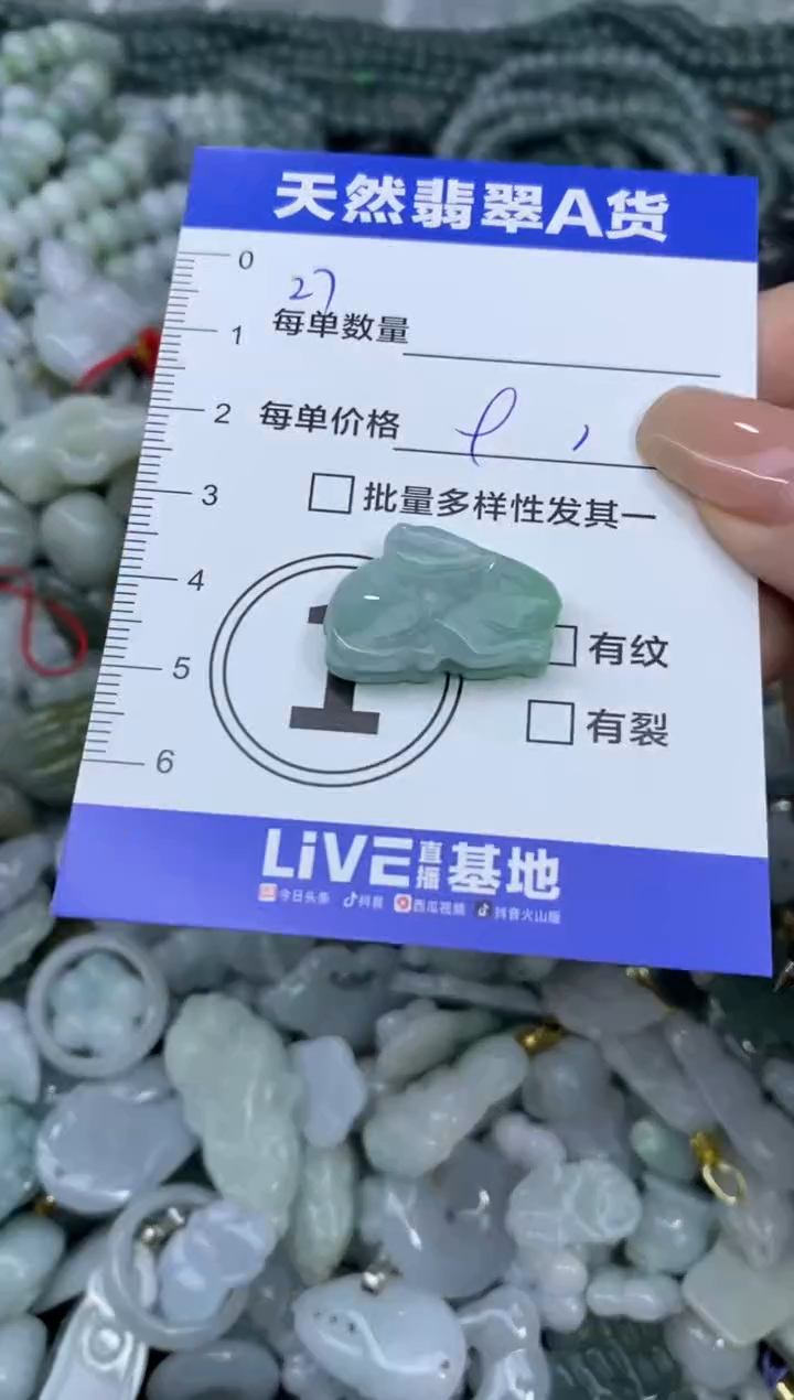 颈饰未镶嵌翡翠天然翡翠A货批量多样性发一件