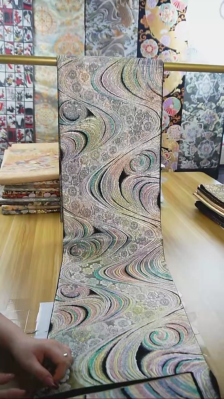 【闪购商品】织绣织锦113彩金墨流