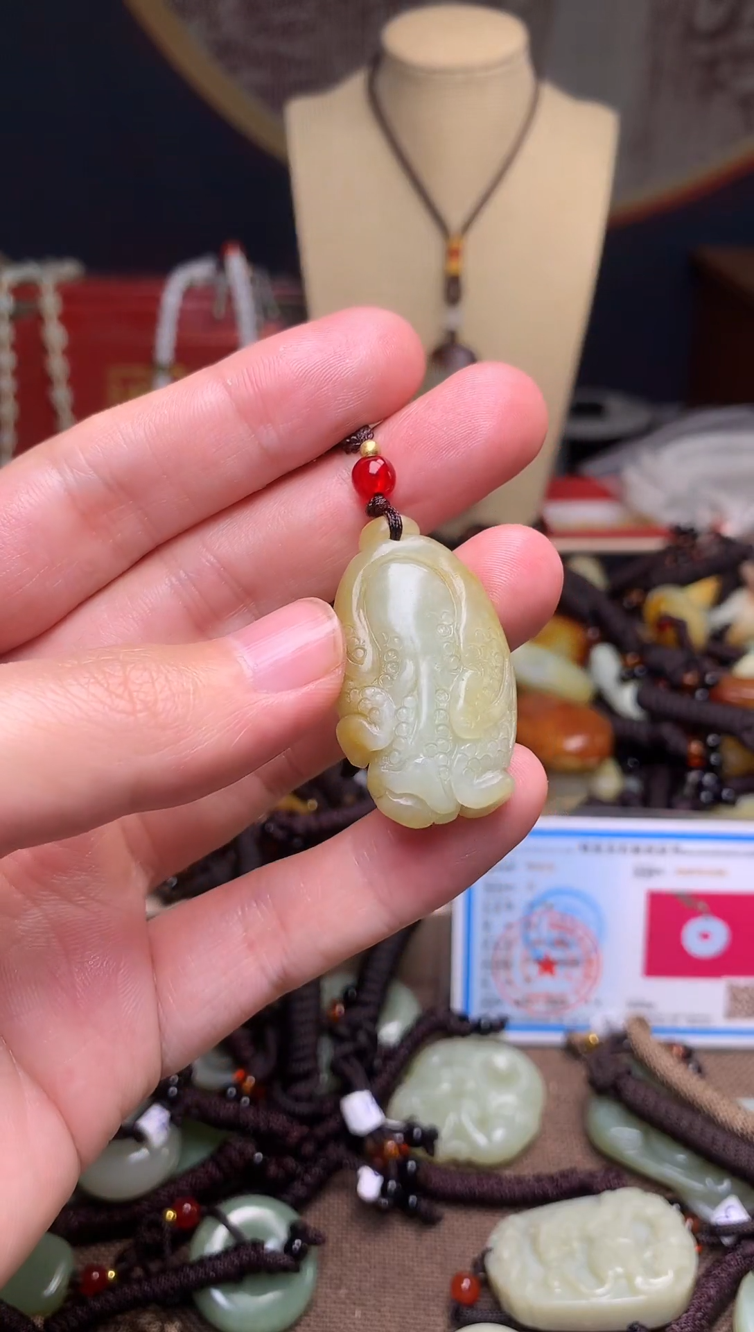 颈饰未镶嵌和田玉新疆料青海料清水和田玉吊坠