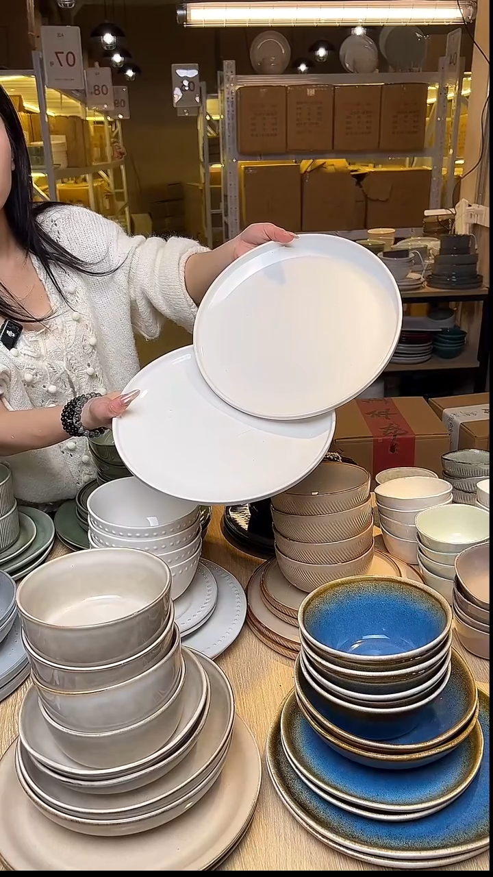 瓷104外贸尾货窑变釉下彩默外微瑕