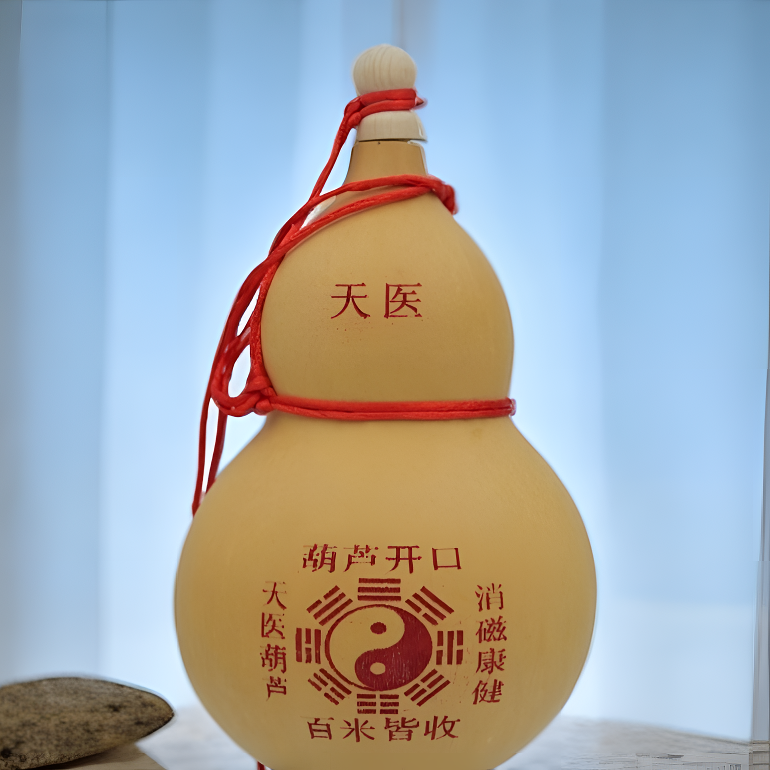 【李易玲老师推荐】天医开口天然木葫芦（微瑕疵介意勿参加）