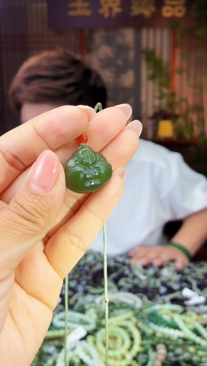 和田玉未镶嵌颈饰多样性发货拍一发一