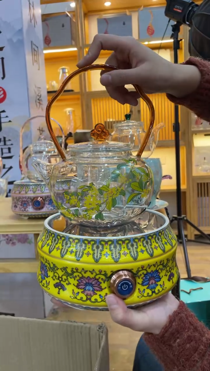 金狮通运壶琥珀把蒸煮桂花