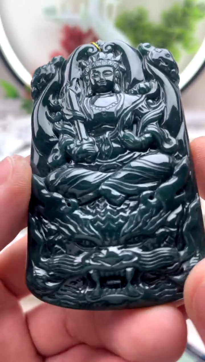 【闪购商品】翡翠颈饰未镶嵌虚空藏