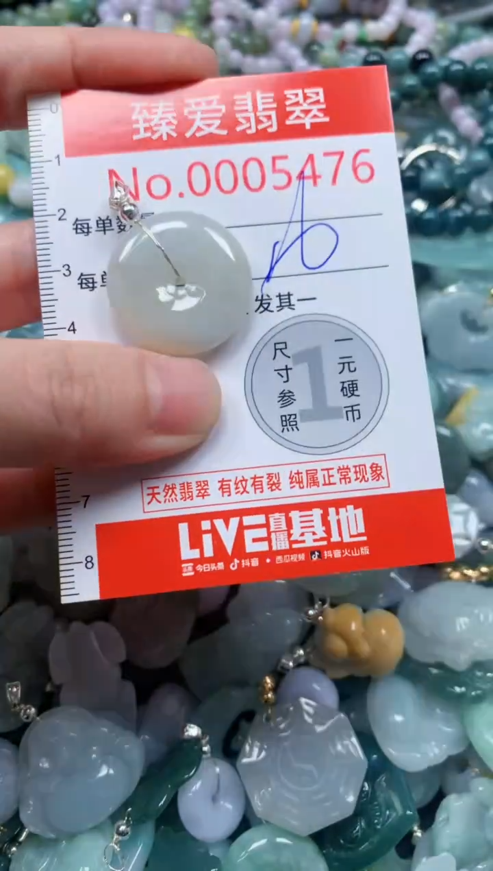 翡翠未镶嵌吊坠(不含链)5476