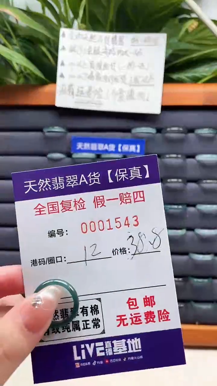 【闪购商品】翡翠戒指未镶嵌天然翡翠A货戒圈1543