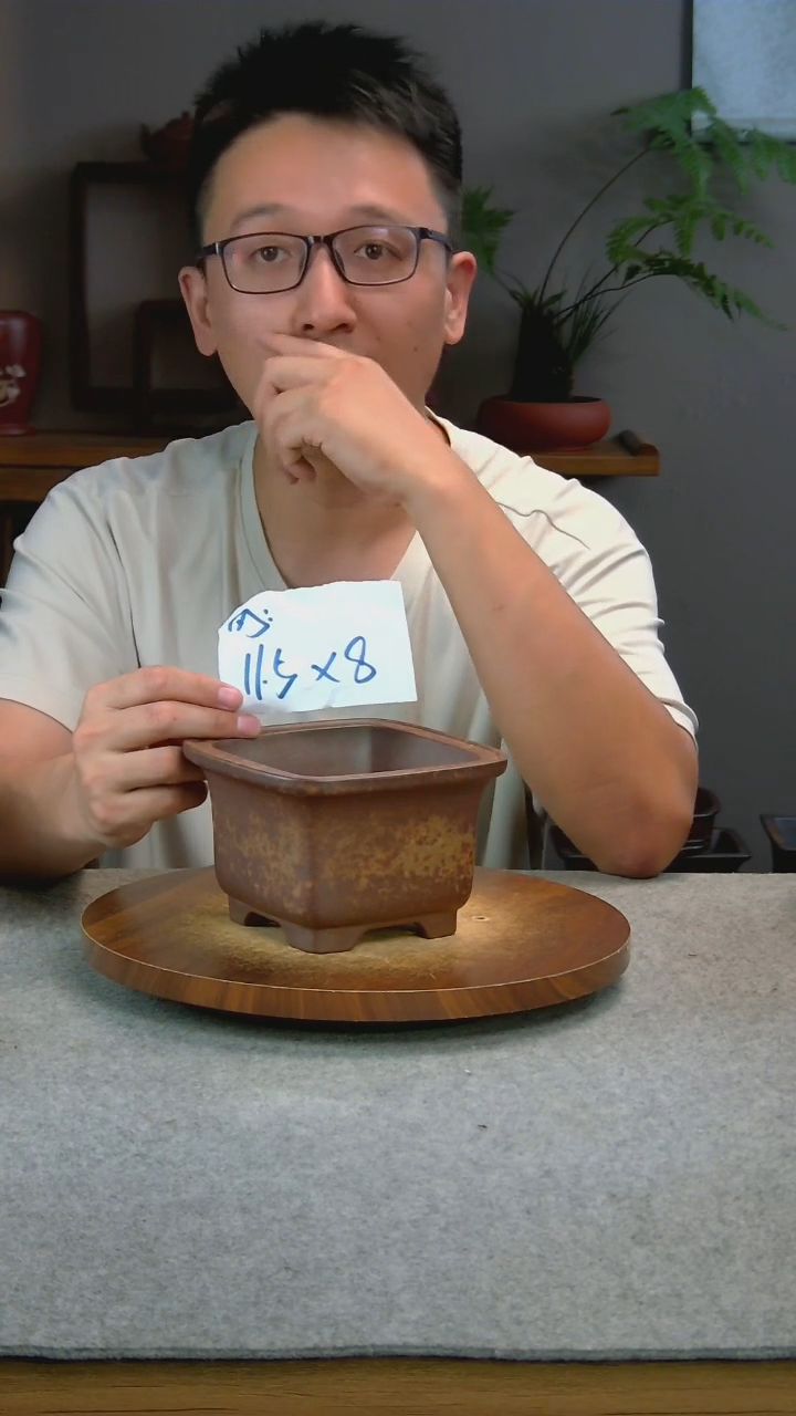 U25艾砂宜兴紫砂花盆