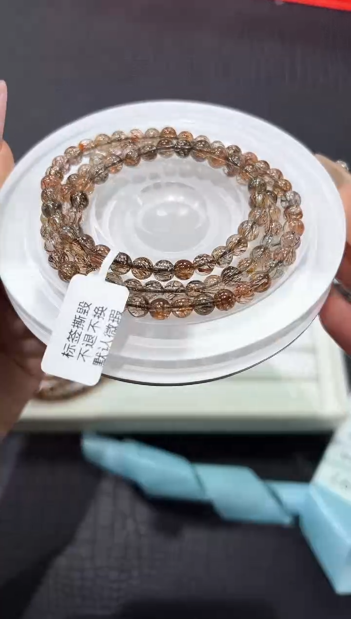 未镶嵌手串水晶97h多样性发其一【1条】默认微瑕5mm