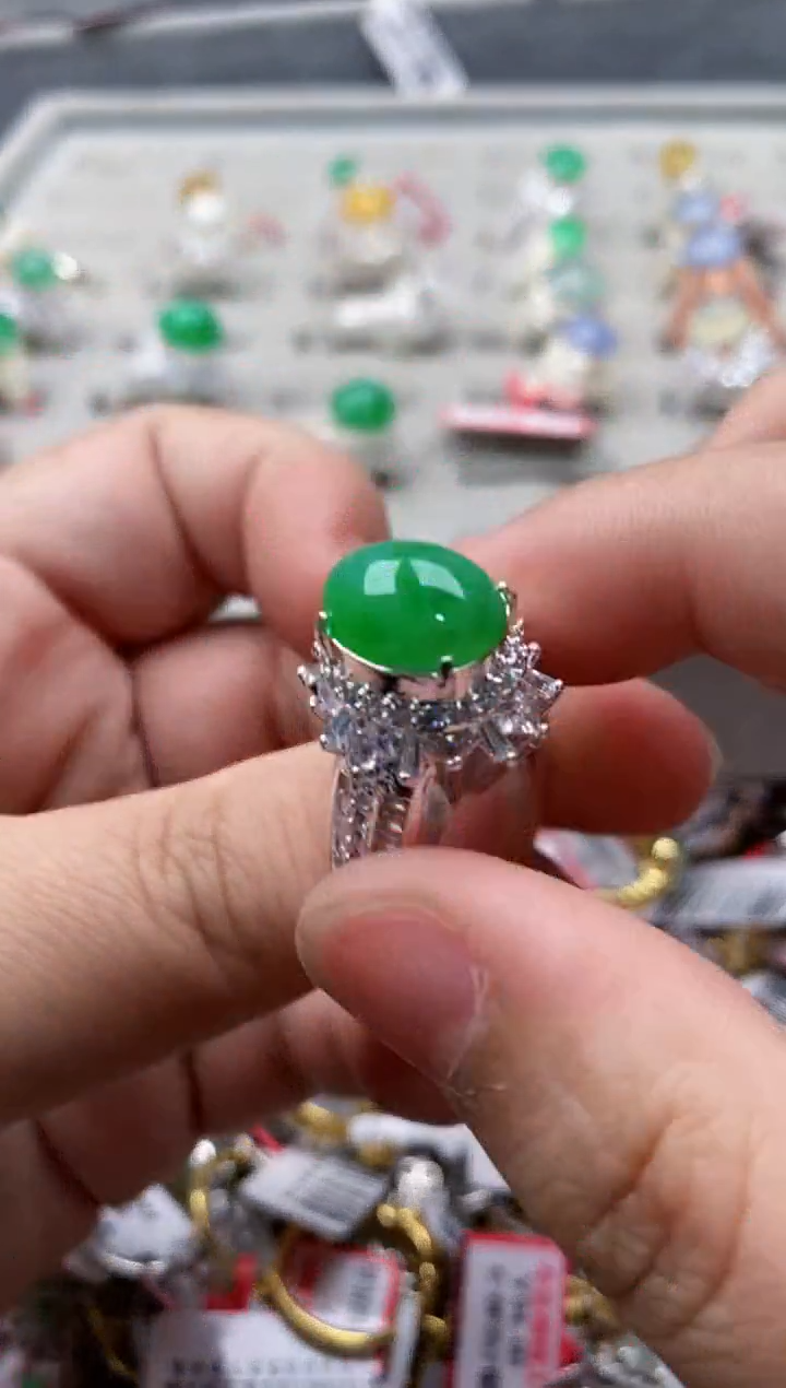 【闪购商品】翡翠戒指未镶嵌4444444---75