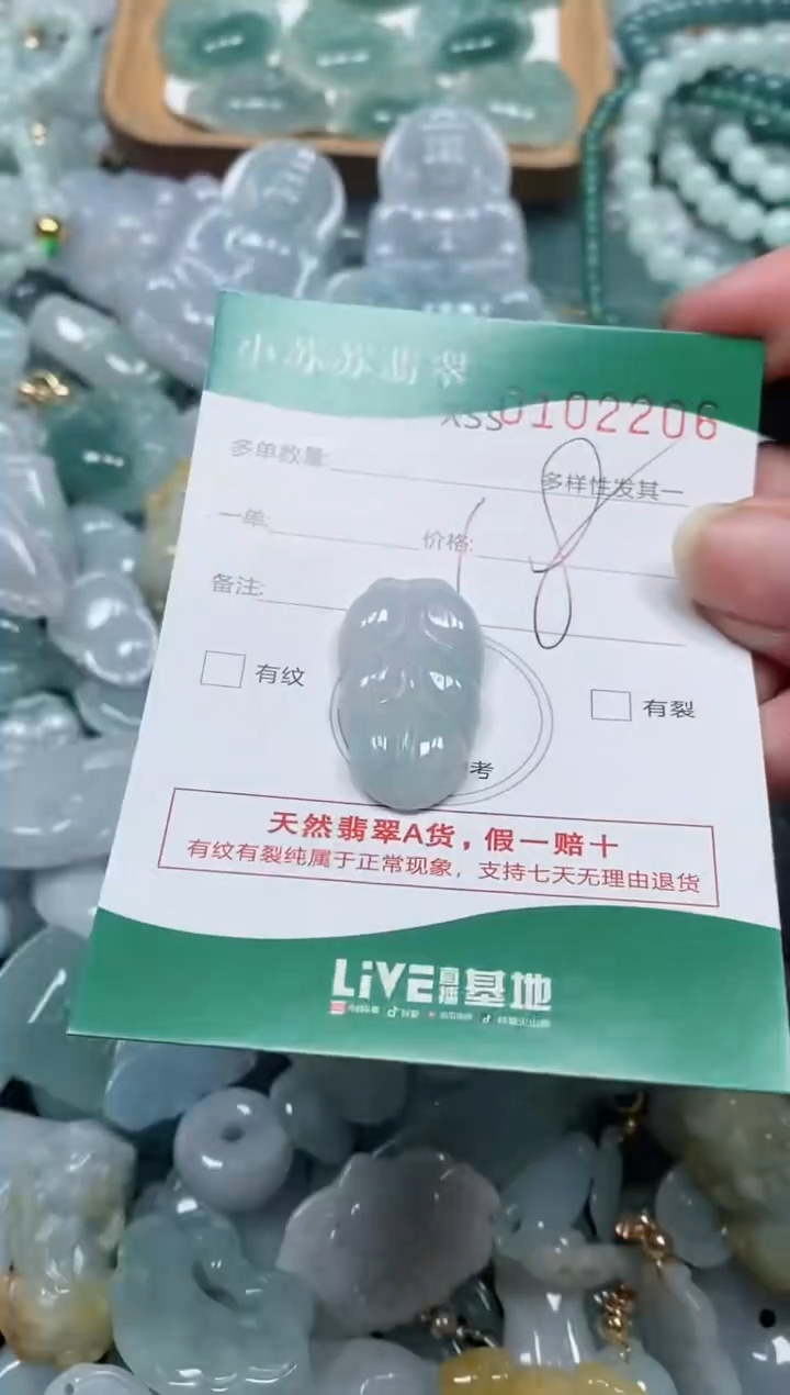 【闪购商品】翡翠颈饰未镶嵌闪购商品0102206