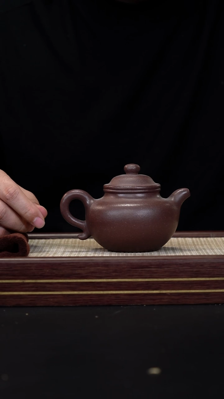 茶壶紫砂LY千禧紫泥莲子