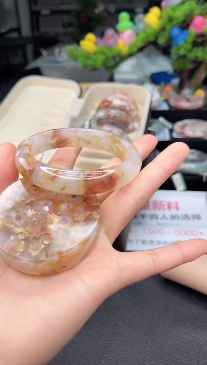 石英质玉未镶嵌手镯60圈口 （赠品镯心）6682296