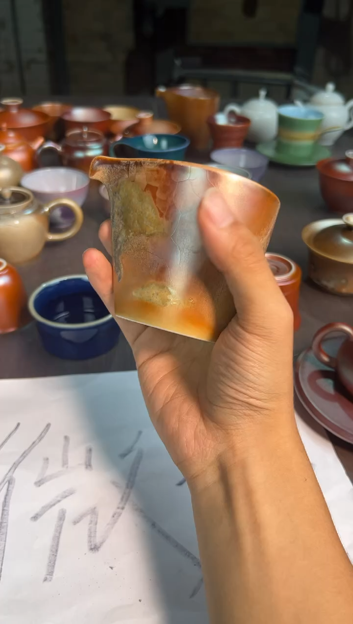 杯90柴房陶瓷原创微瑕公道杯