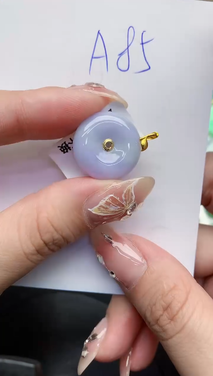 【闪购商品】翡翠颈饰18K金镶嵌0000000000