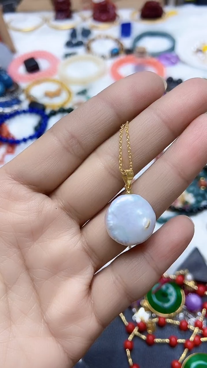 【闪购商品】淡水珍珠颈饰未镶嵌QA30