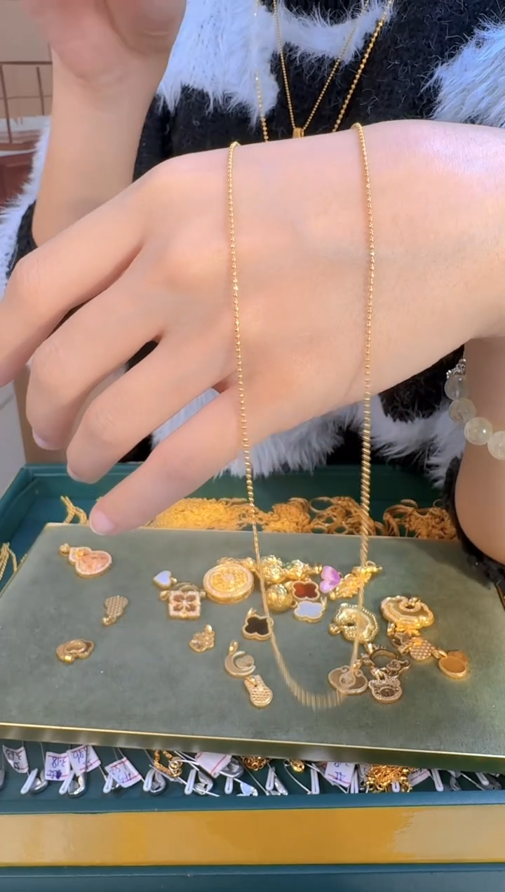 50长针式抽拉切面米珠 1.83 （附带礼盒包装）