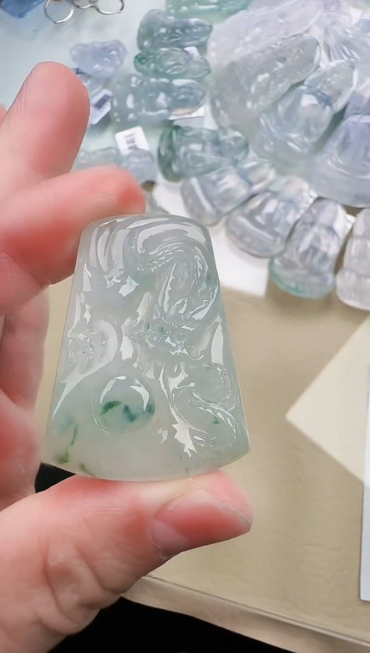 颈饰未镶嵌翡翠缅甸翡翠a货