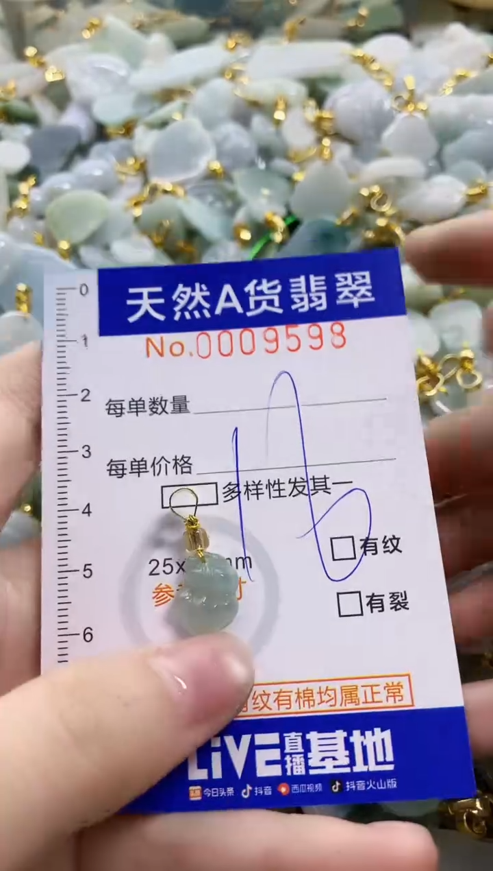颈饰未镶嵌翡翠天然A货翡翠