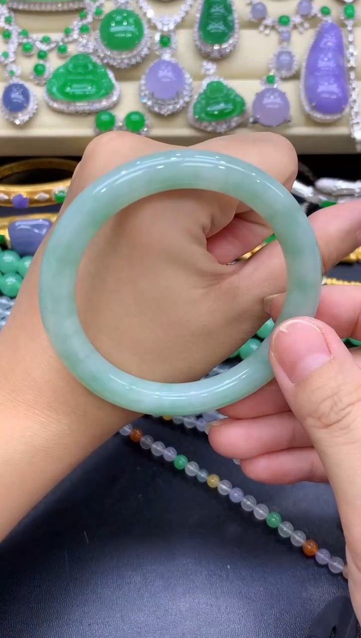 未镶嵌手镯翡翠474-中国好珍宝