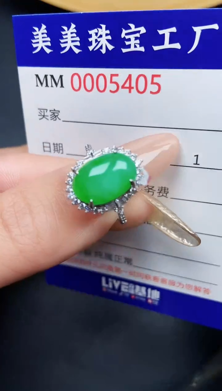 【闪购商品】翡翠颈饰银S925镶嵌5405