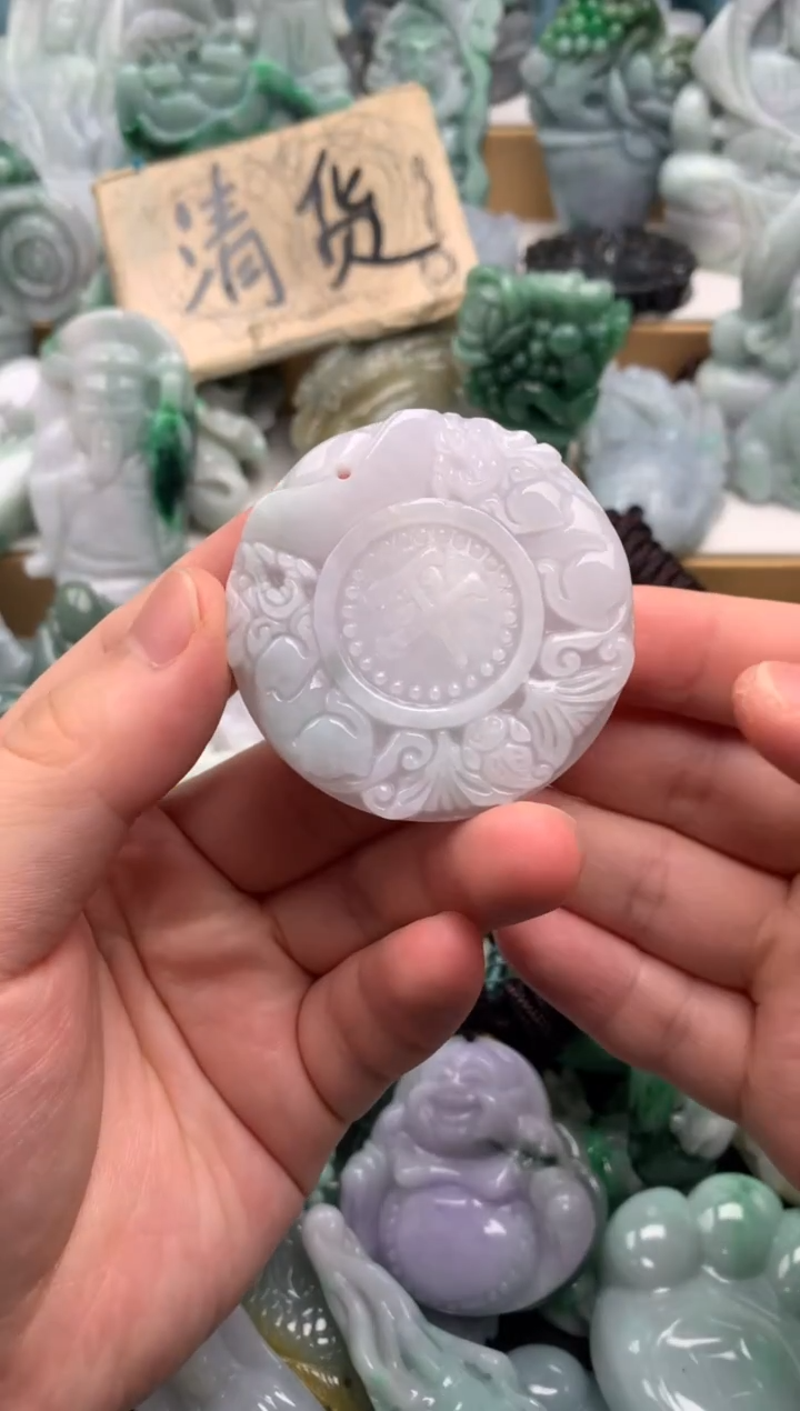 吊坠(不含链)未镶嵌翡翠1