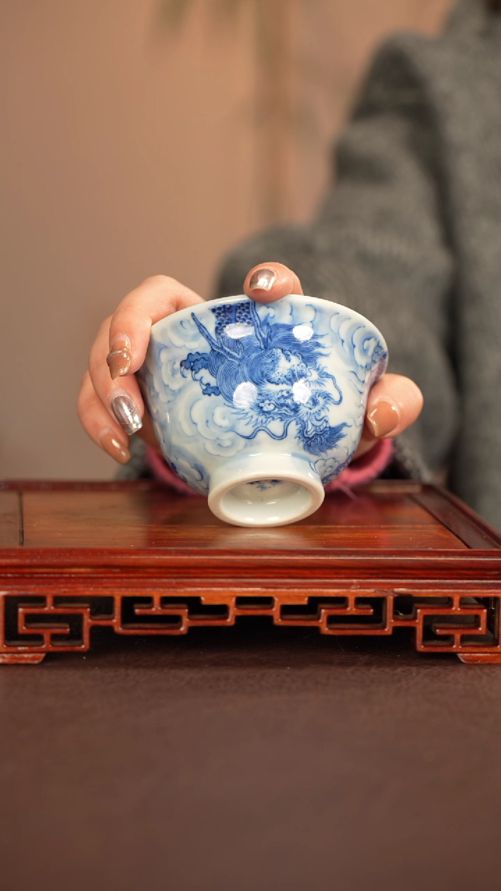 【闪购商品】杯子刘建锋窑景德镇手工手绘陶瓷