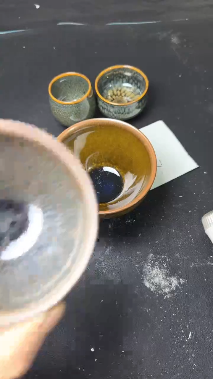 【闪购商品】茶盏建窑建盏微瑕三只55