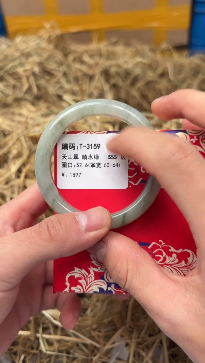 未镶嵌手镯石英质玉T-3159