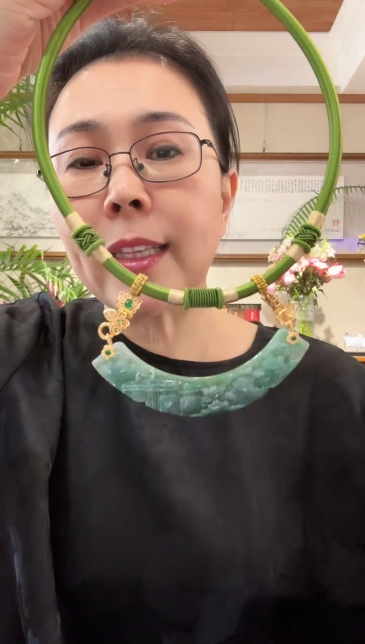 【闪购商品】翡翠颈饰未镶嵌国风