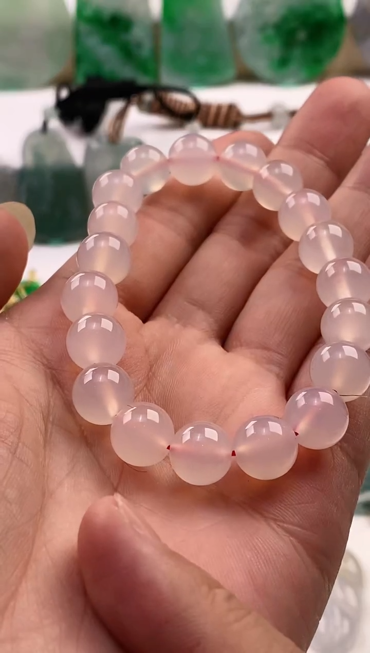 【闪购商品】玛瑙/玉髓手链未镶嵌天然精美玛瑙珠串