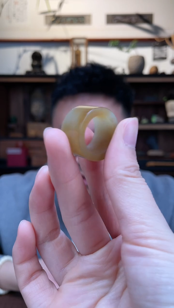 【闪购商品】和田玉指环未镶嵌05和田玉指环16#HX