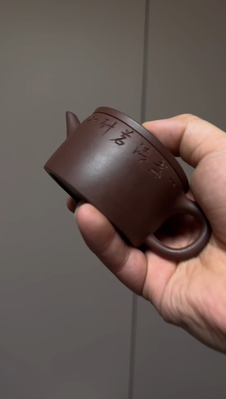 茶壶紫砂紫泥汉瓦壶