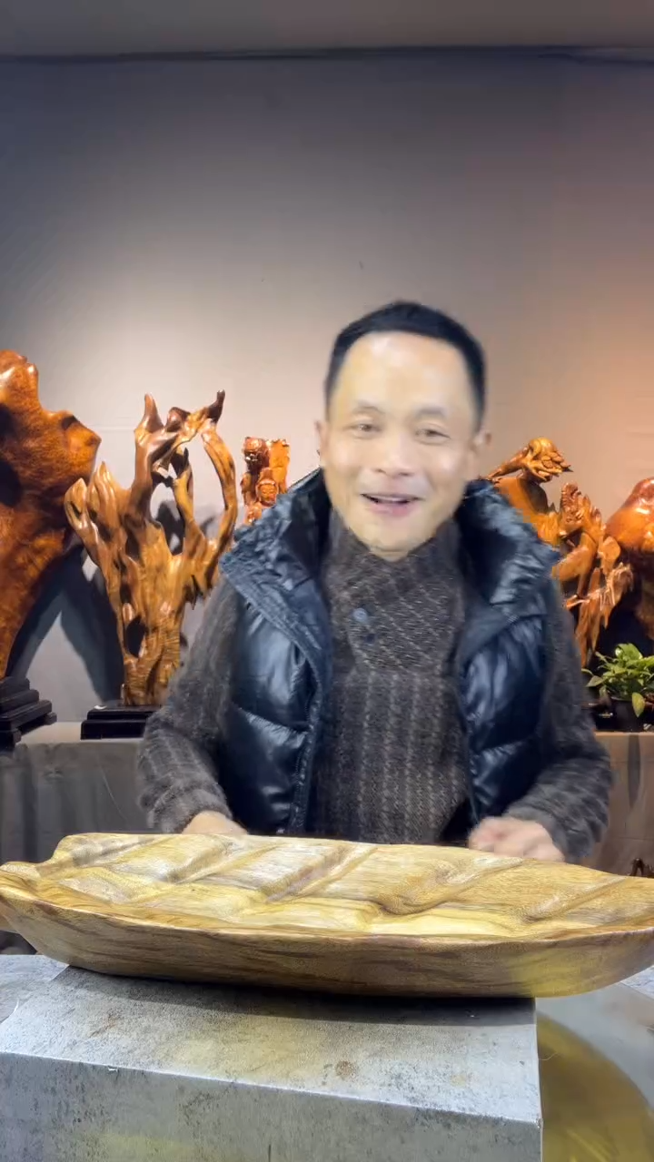 金丝楠逢*小叶桢楠随行摆件60