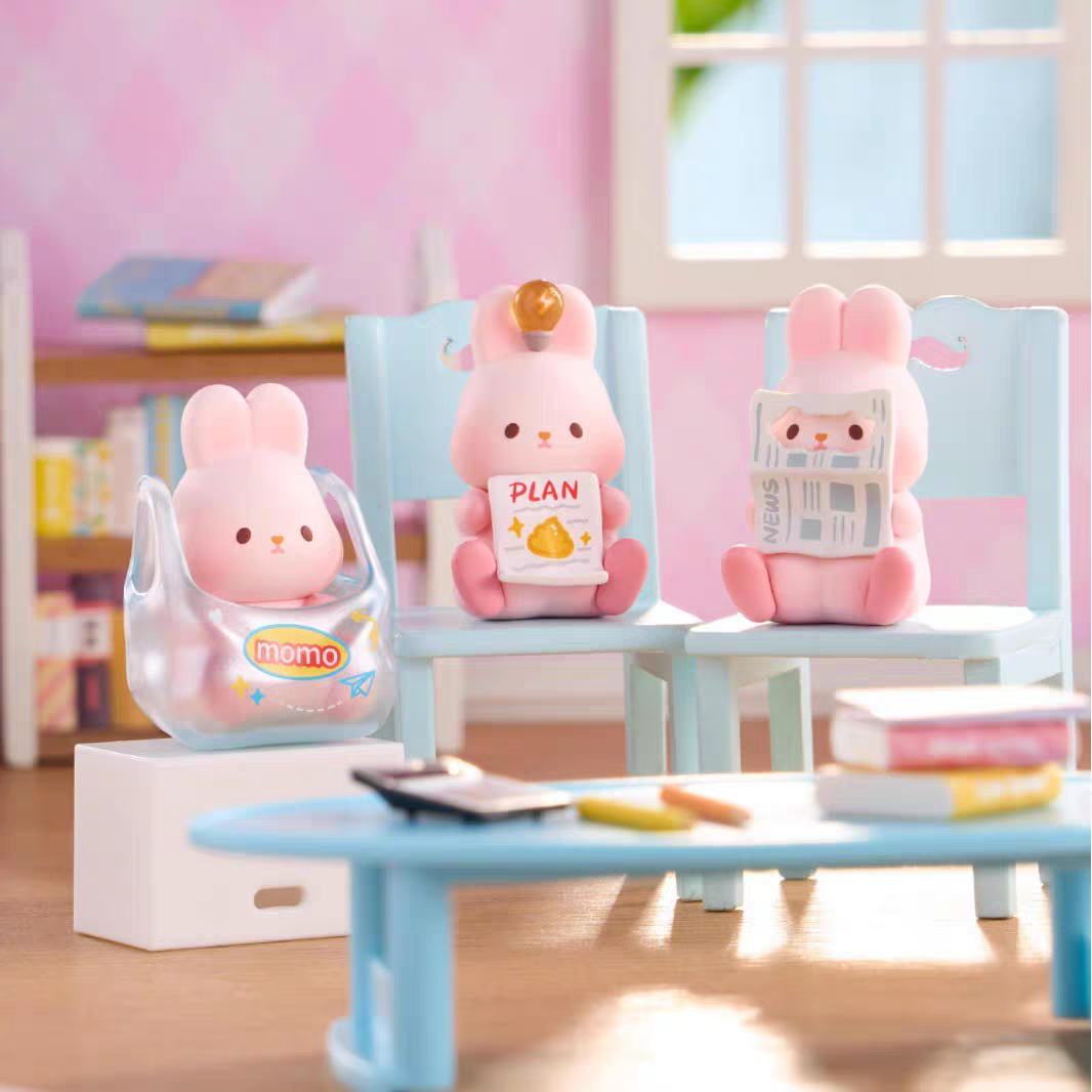 【陶子后四】摸摸兔萌粒后四系列可爱潮玩桌面摆件挂件