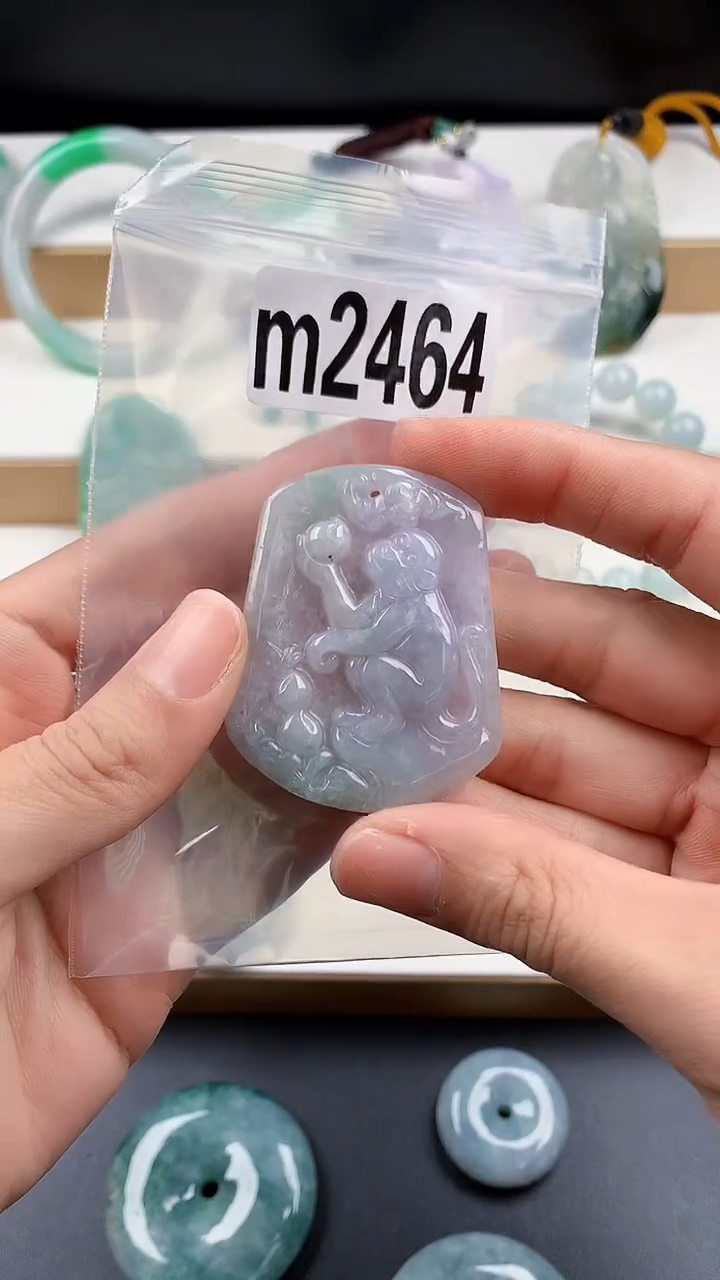 颈饰未镶嵌翡翠天然翡翠珠宝吊坠挂件