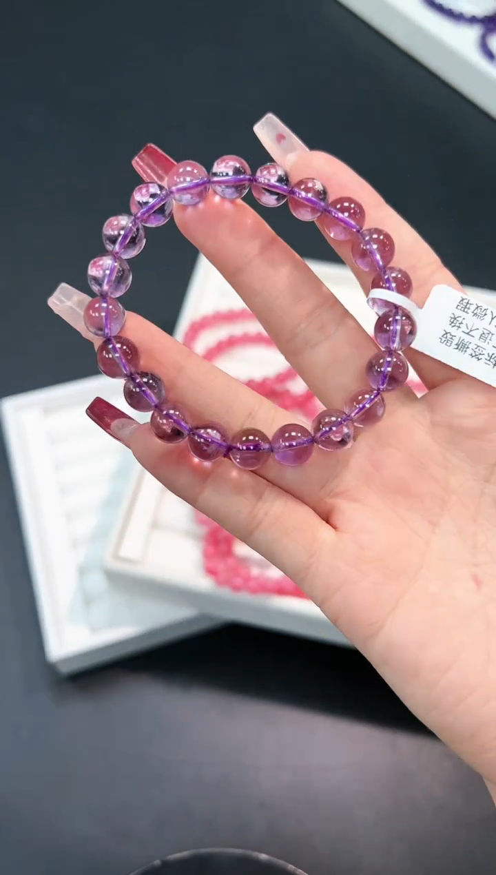 【闪购商品】水晶手串未镶嵌99i多样性发其一/1条9mm默认微瑕