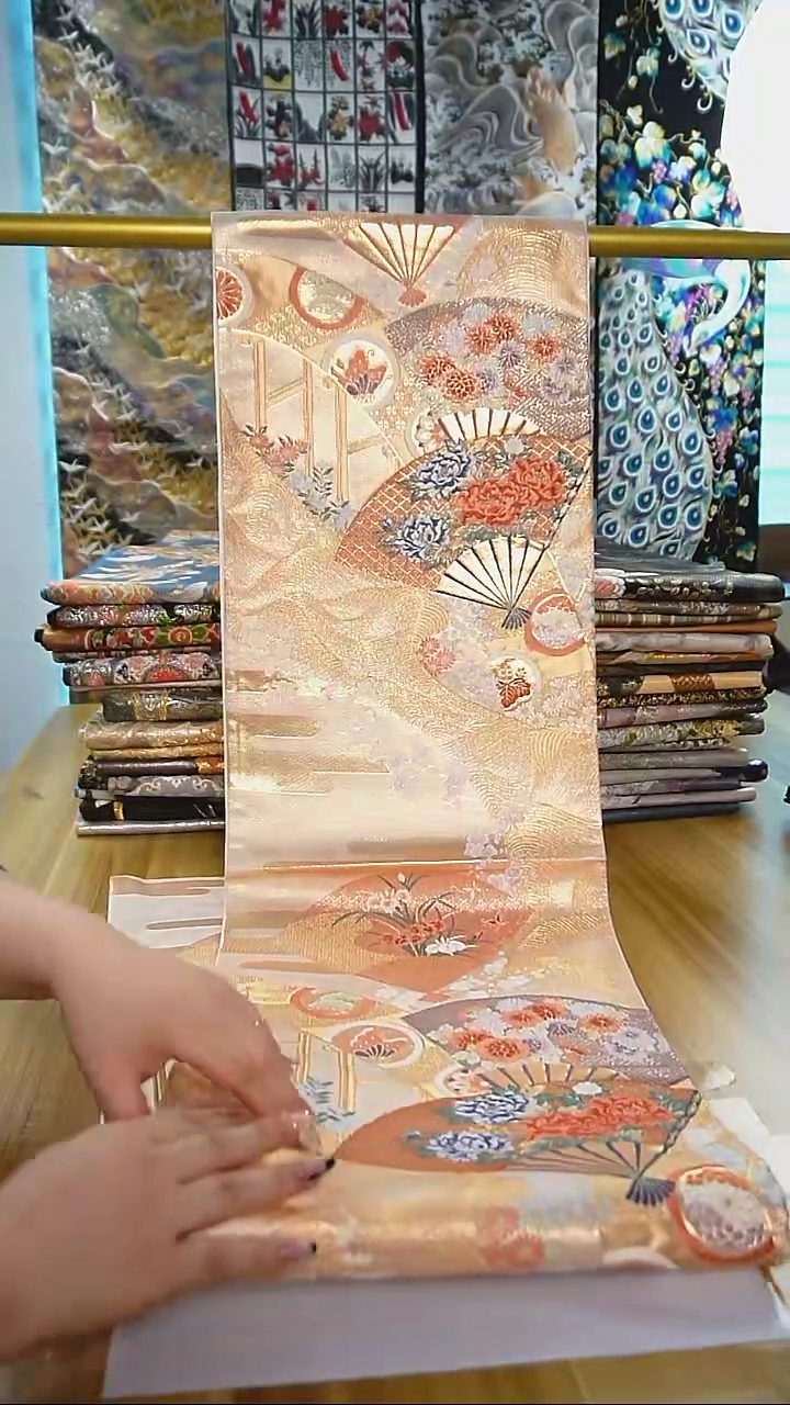 【闪购商品】织绣织锦10扇面花卉