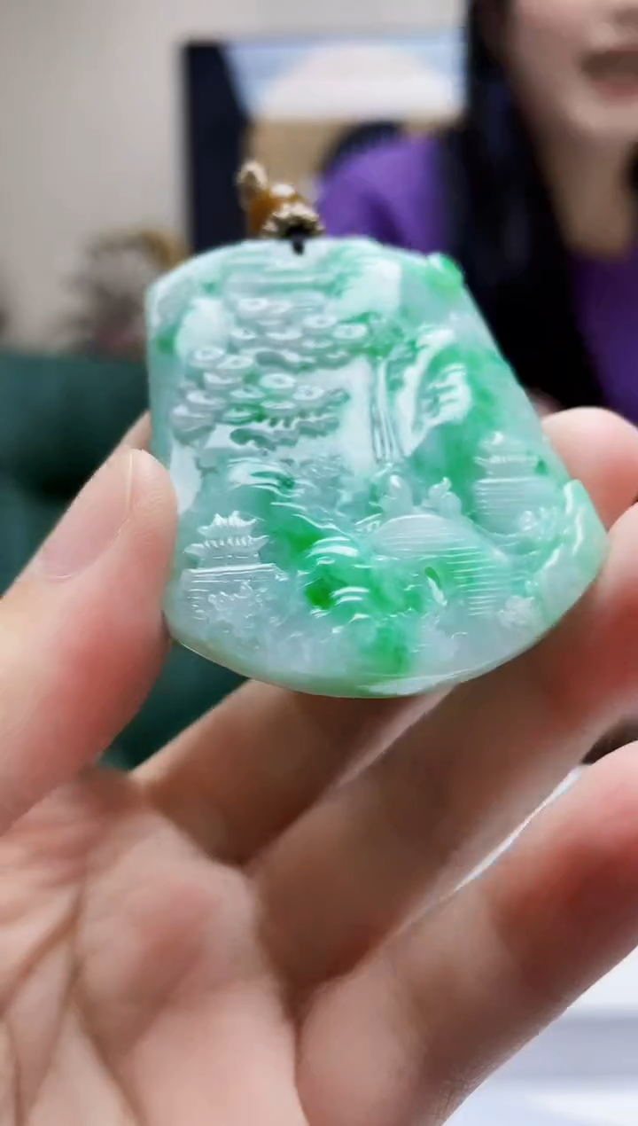 未镶嵌定制翡翠吊坠246