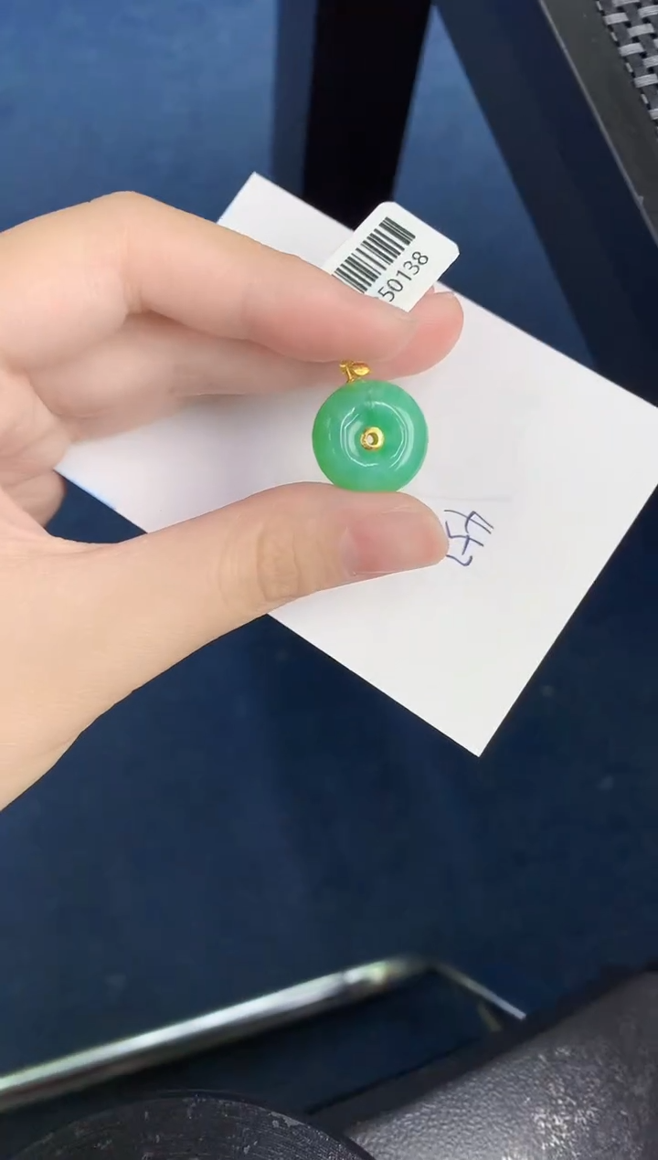 【闪购商品】翡翠颈饰18K金镶嵌0000000000