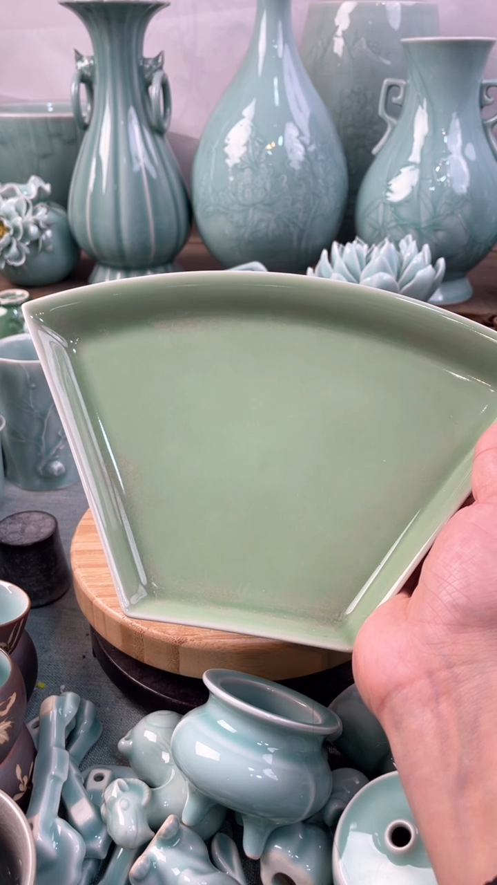 【闪购商品】梅子青微瑕 慧仙青瓷慧仙青瓷