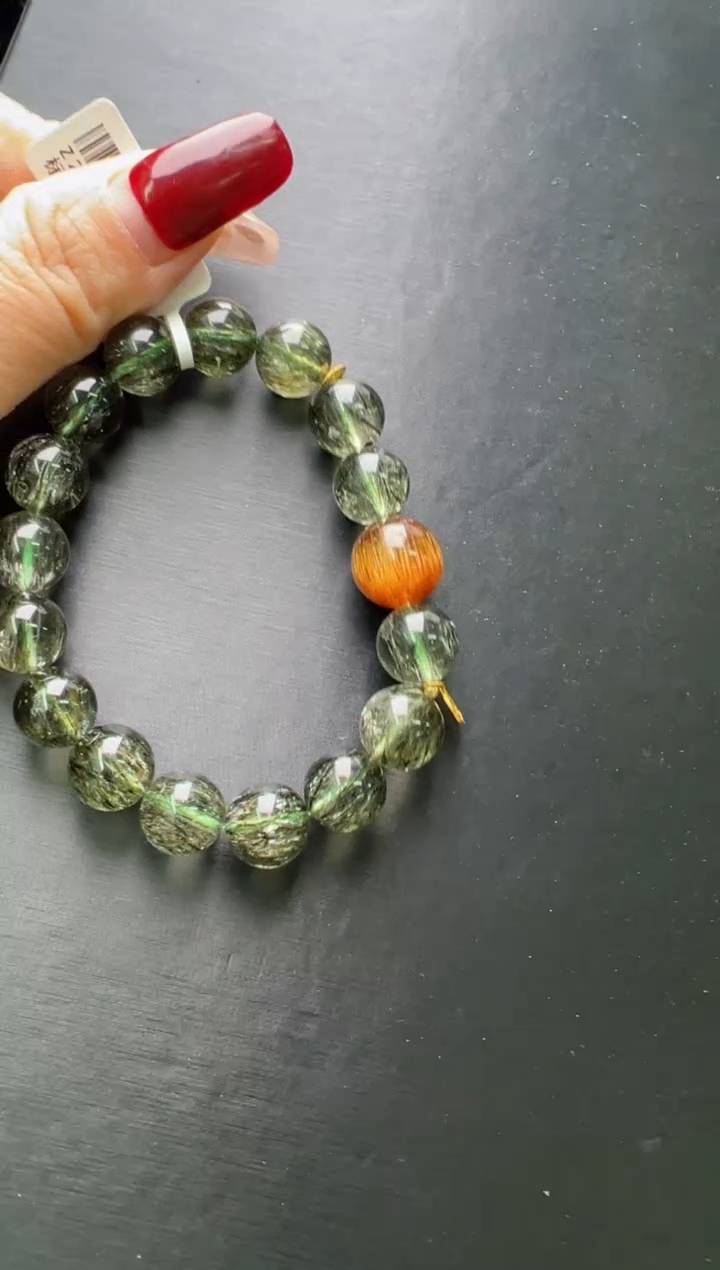 【闪购商品】水晶手串未镶嵌水晶财来报道手串11m+ Z24460